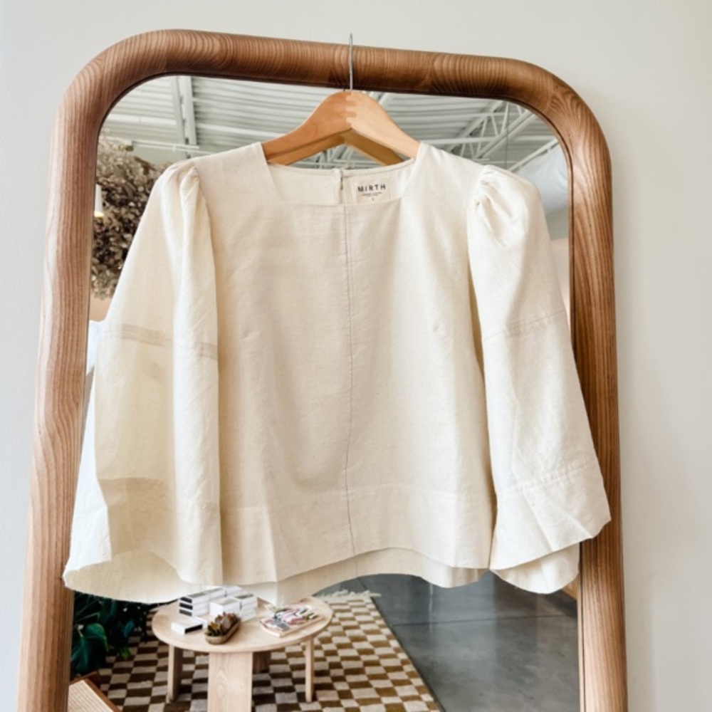 MIRTH NWT Provence Top in Ecru, Size XS - Picture 2 of 7